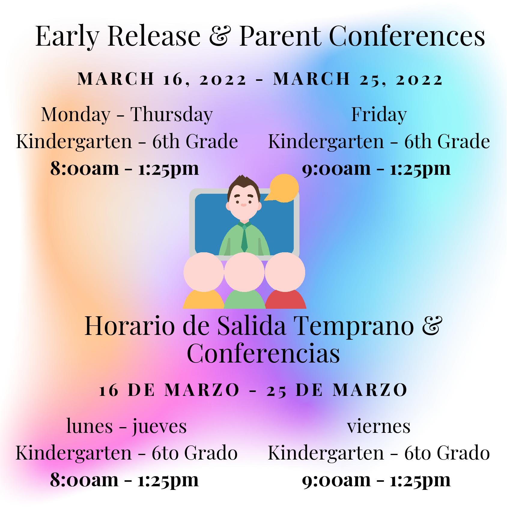 Early Release & Parent Conferences 