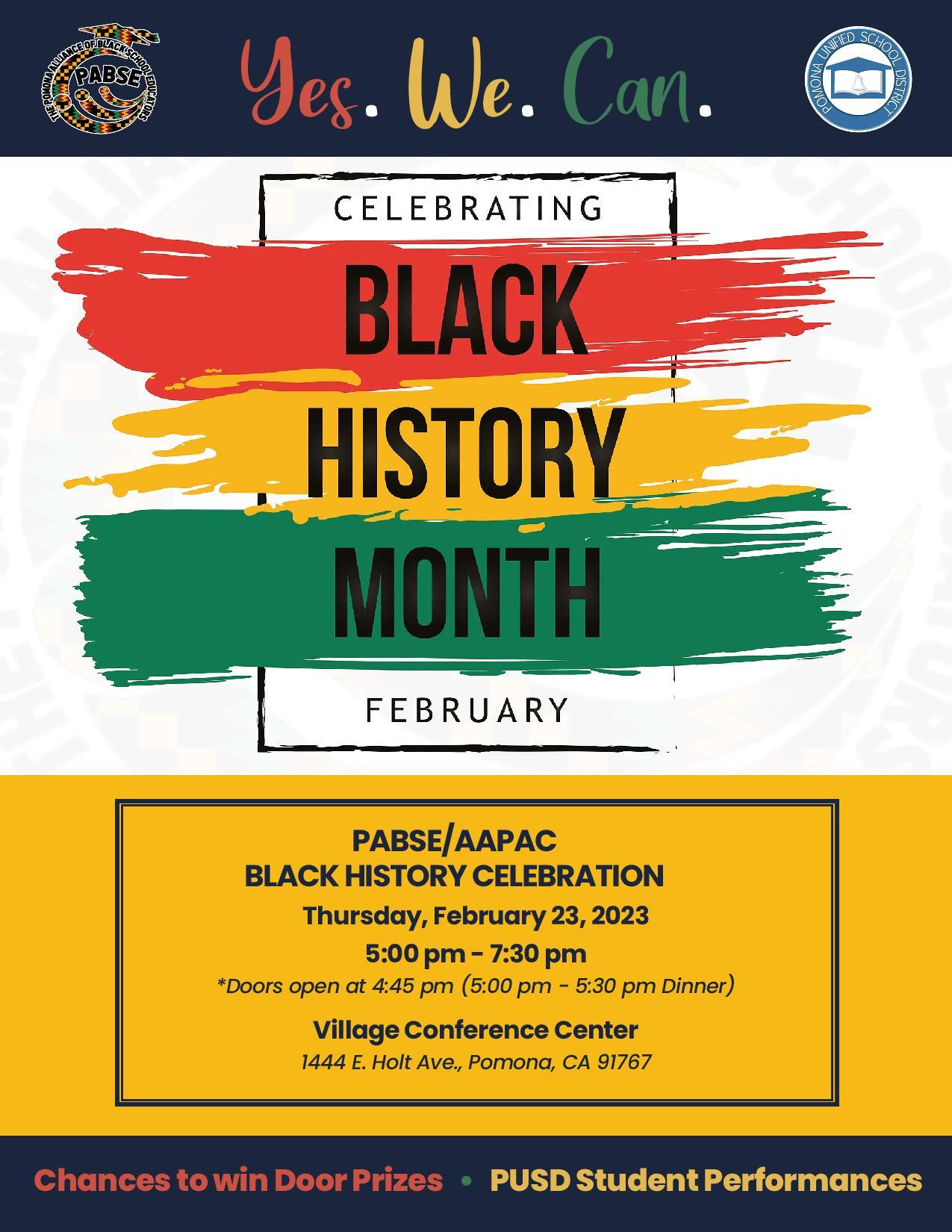 PABSE/AAPAC Black History Celebration 