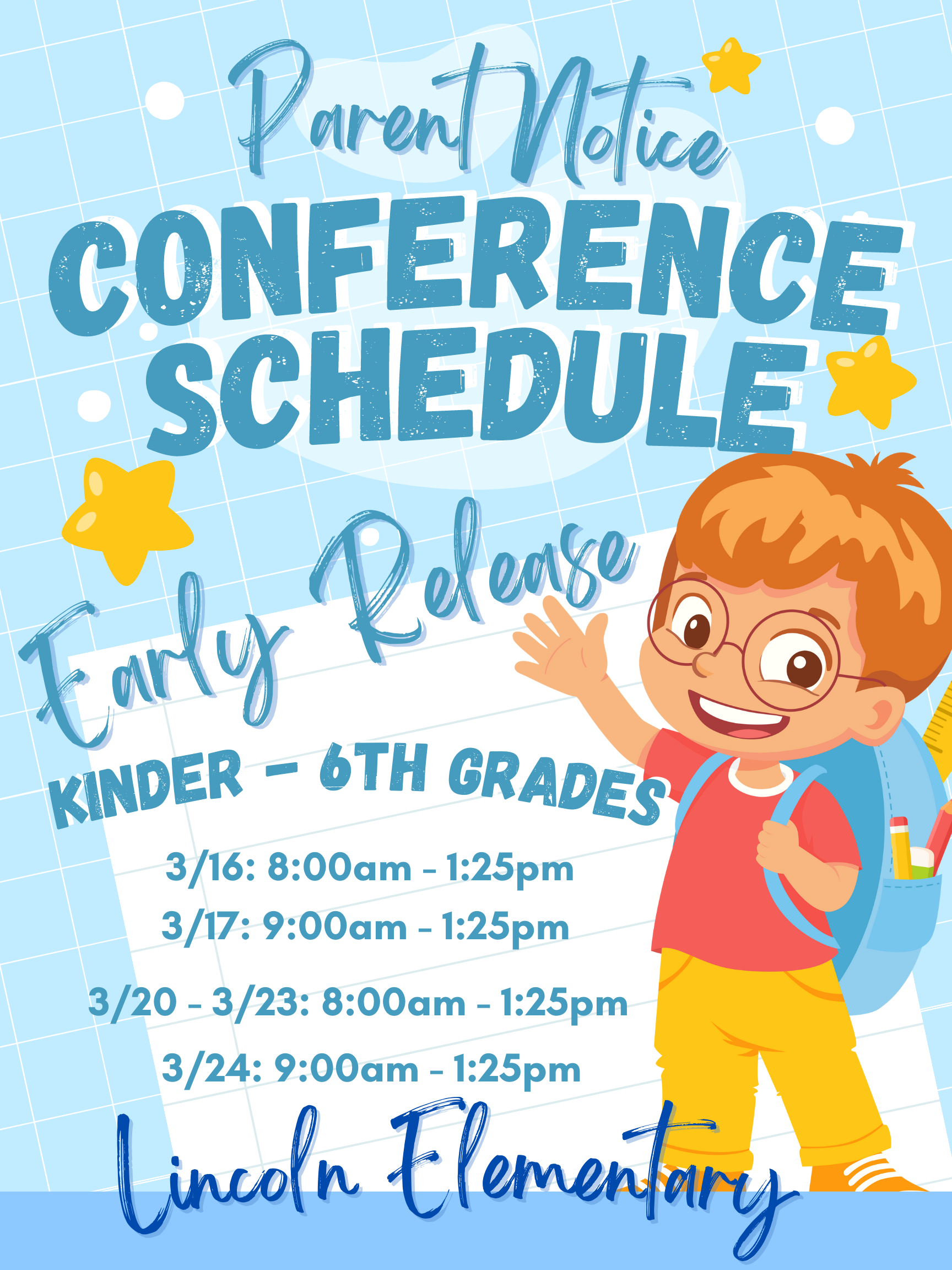 Early Release & Parent Conferences 