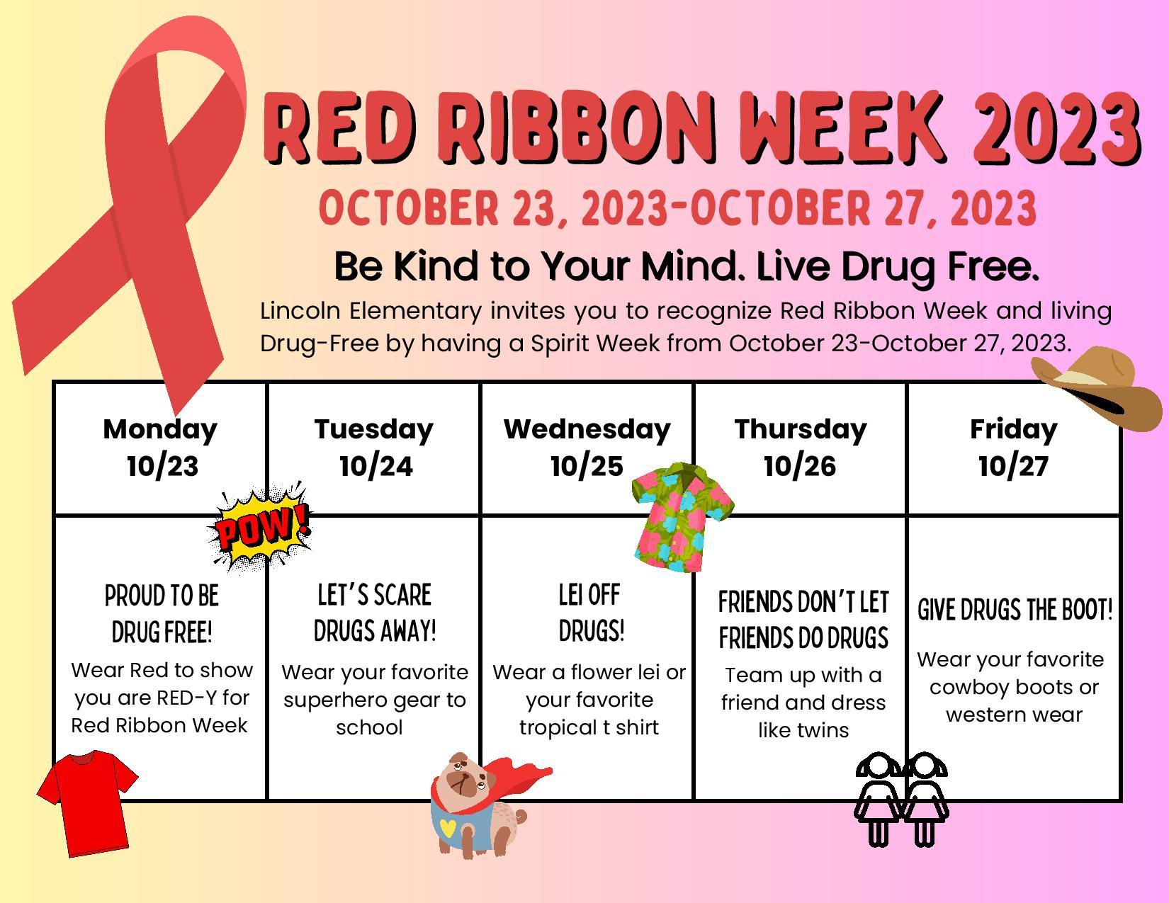Red Ribbon Week Flyer 